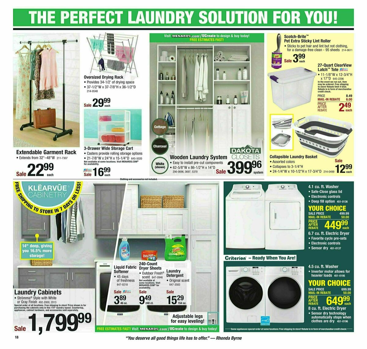 Menards Weekly Ad from November 24
