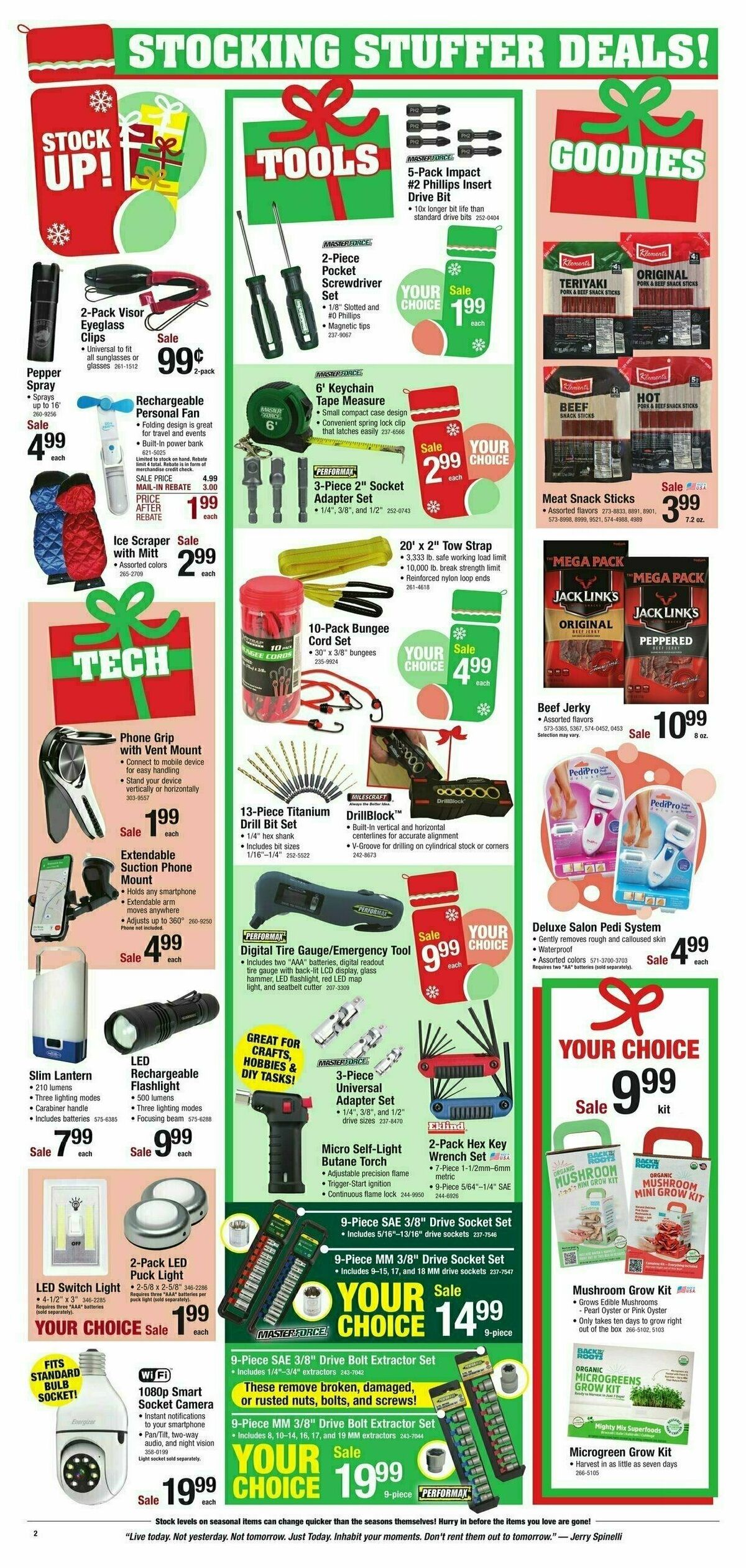 Menards Christmas Gifts Sales Weekly Ad from November 29