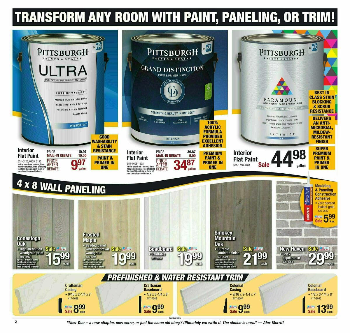 Menards Weekly Ad from December 26