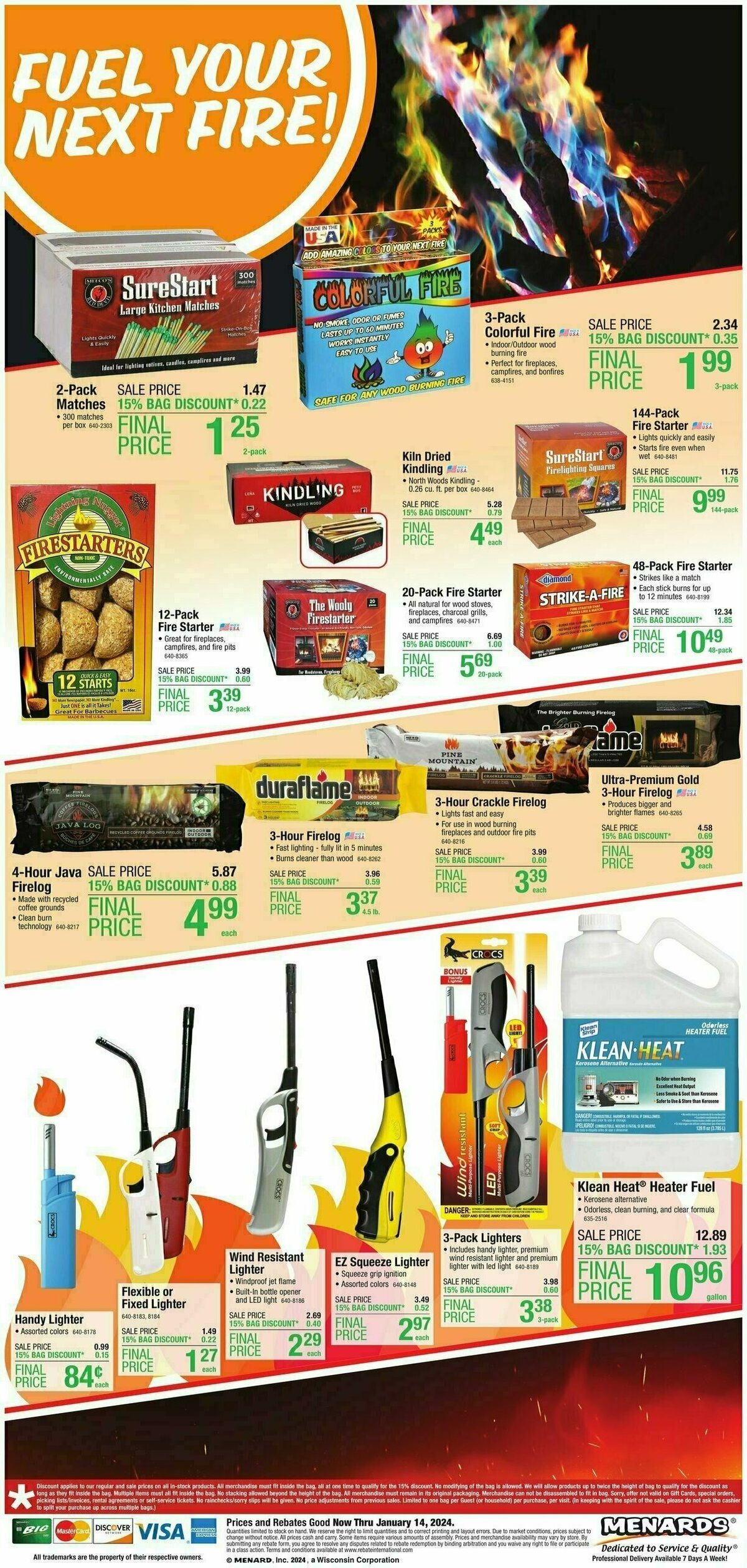 Menards Home Essentials Weekly Ad from January 3