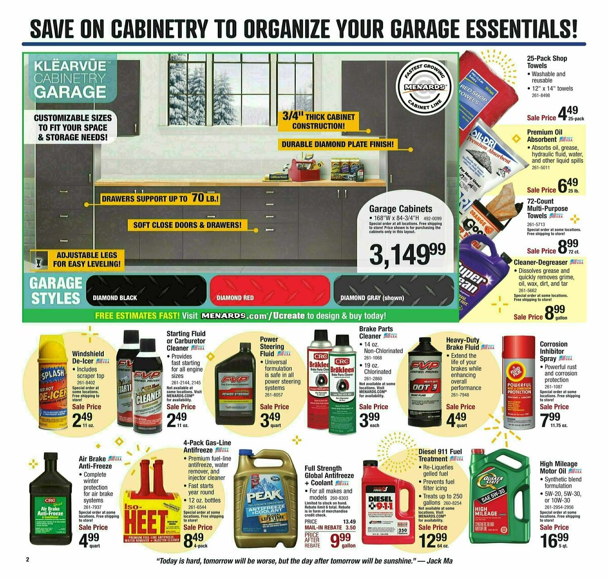 Menards Weekly Ad from January 15