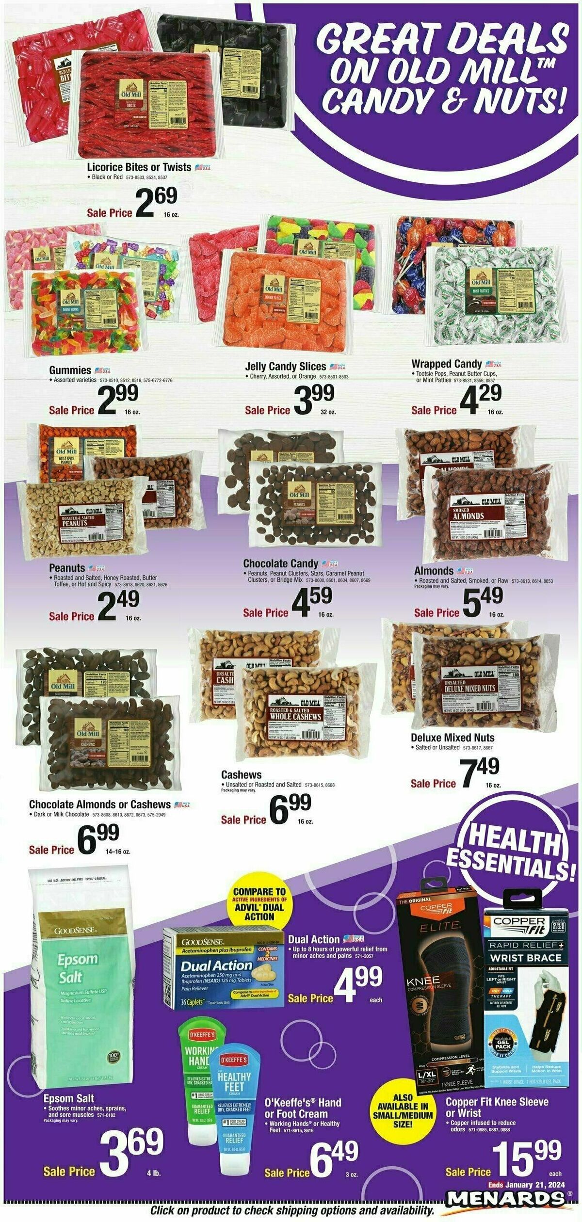 Menards Home Essentials Weekly Ad from January 15