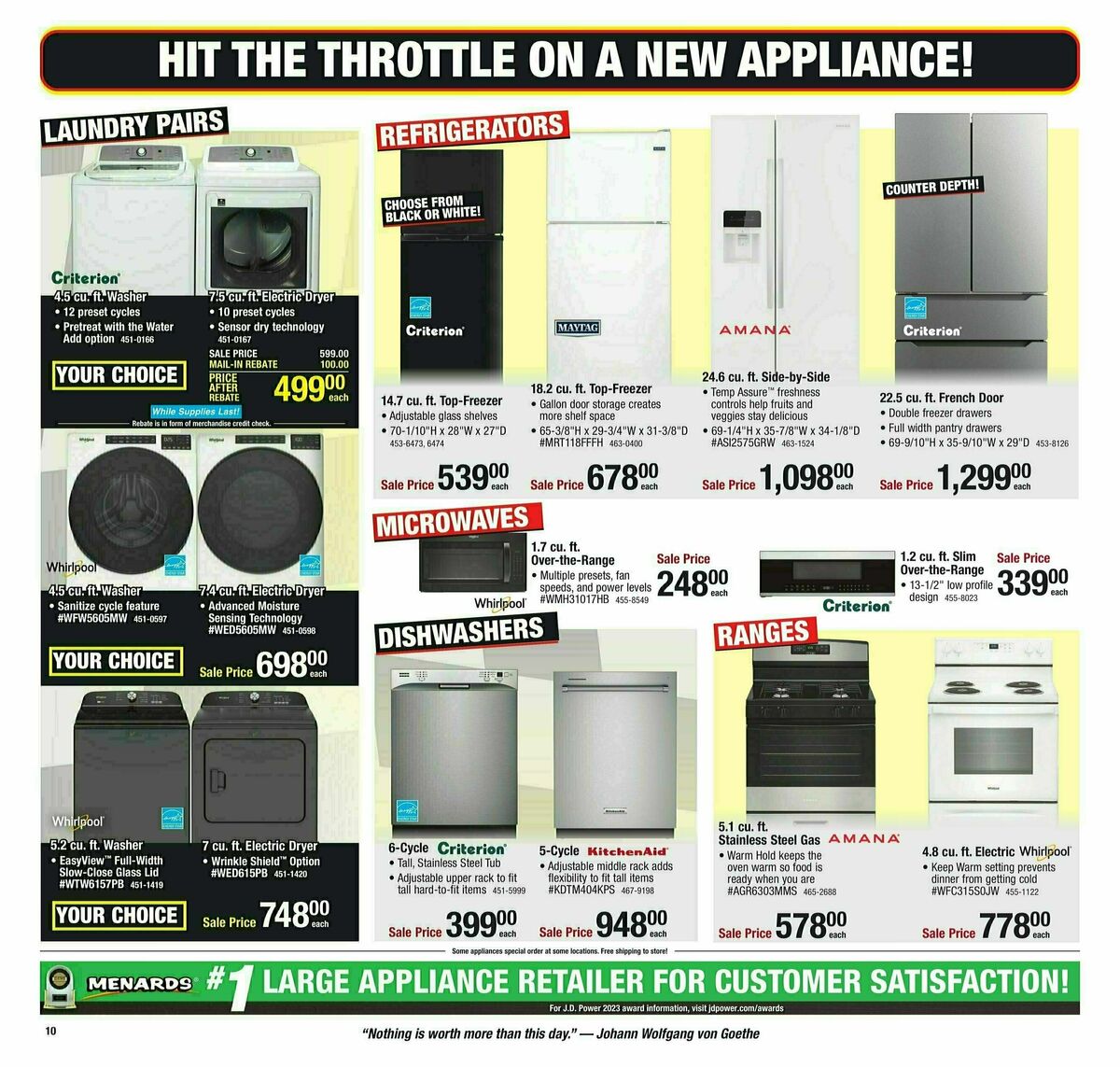 Menards Ready. Set. Save. Sale! Weekly Ad from February 7