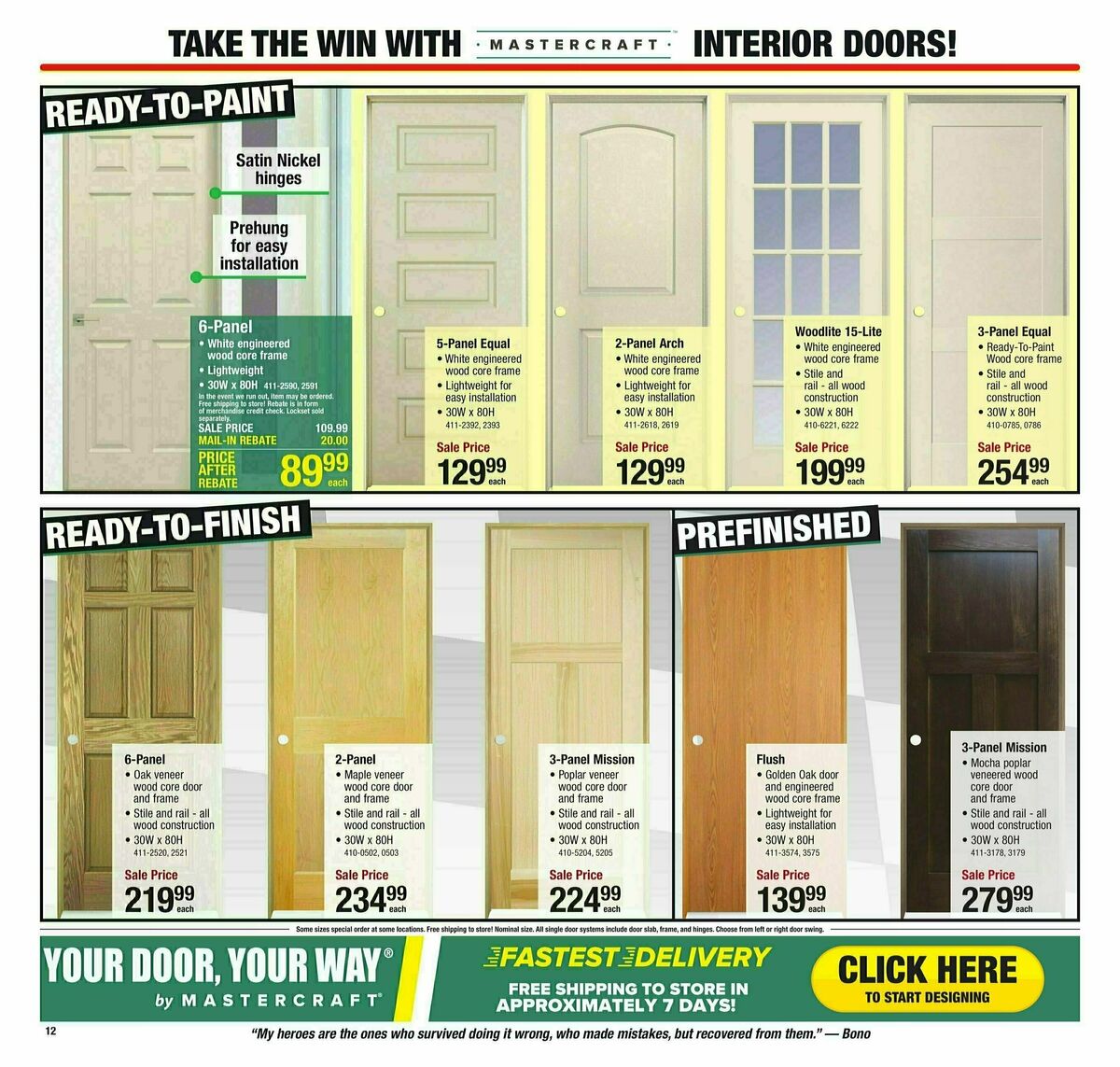 Menards Ready. Set. Save. Sale! Weekly Ad from February 7