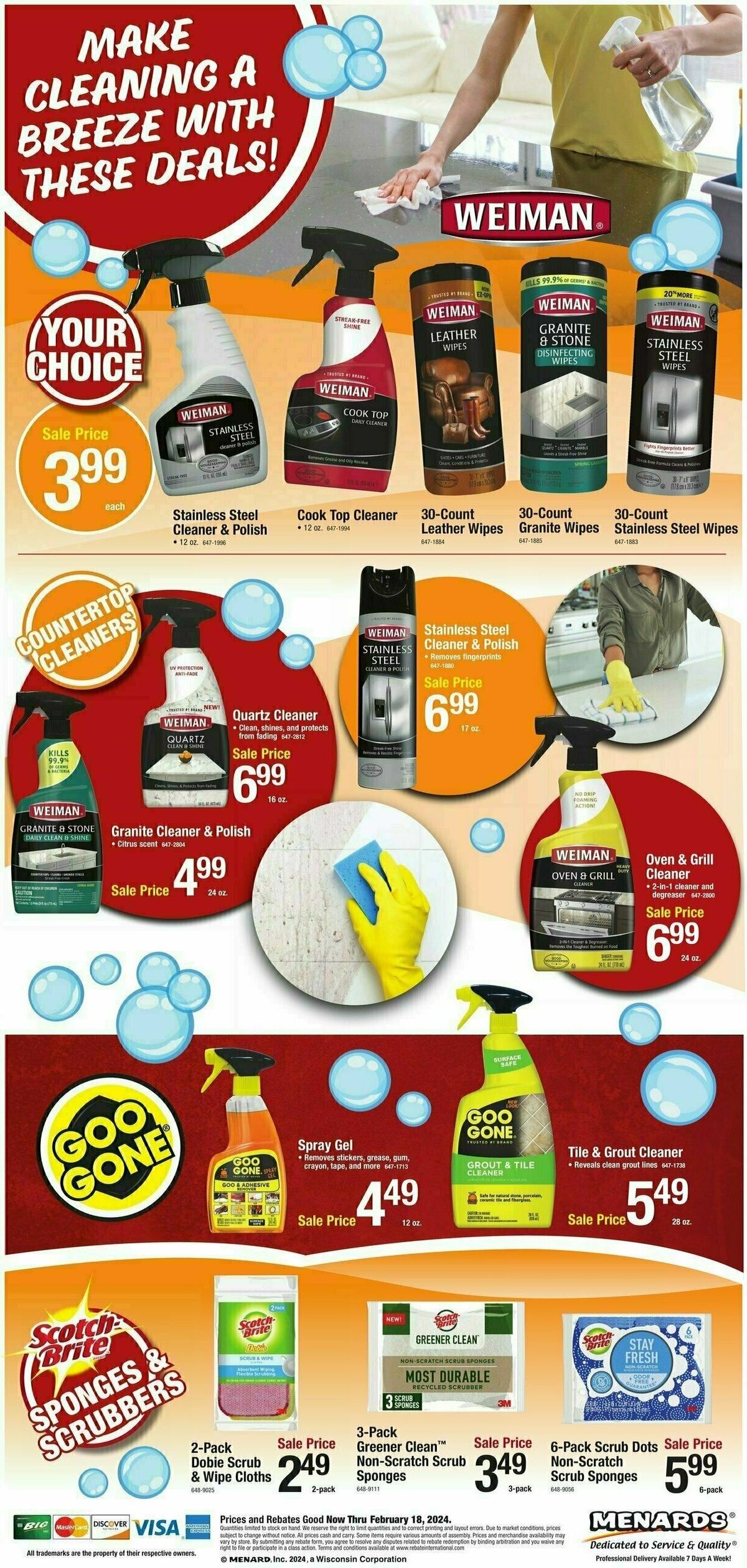 Menards Home Essentials Weekly Ad from February 7