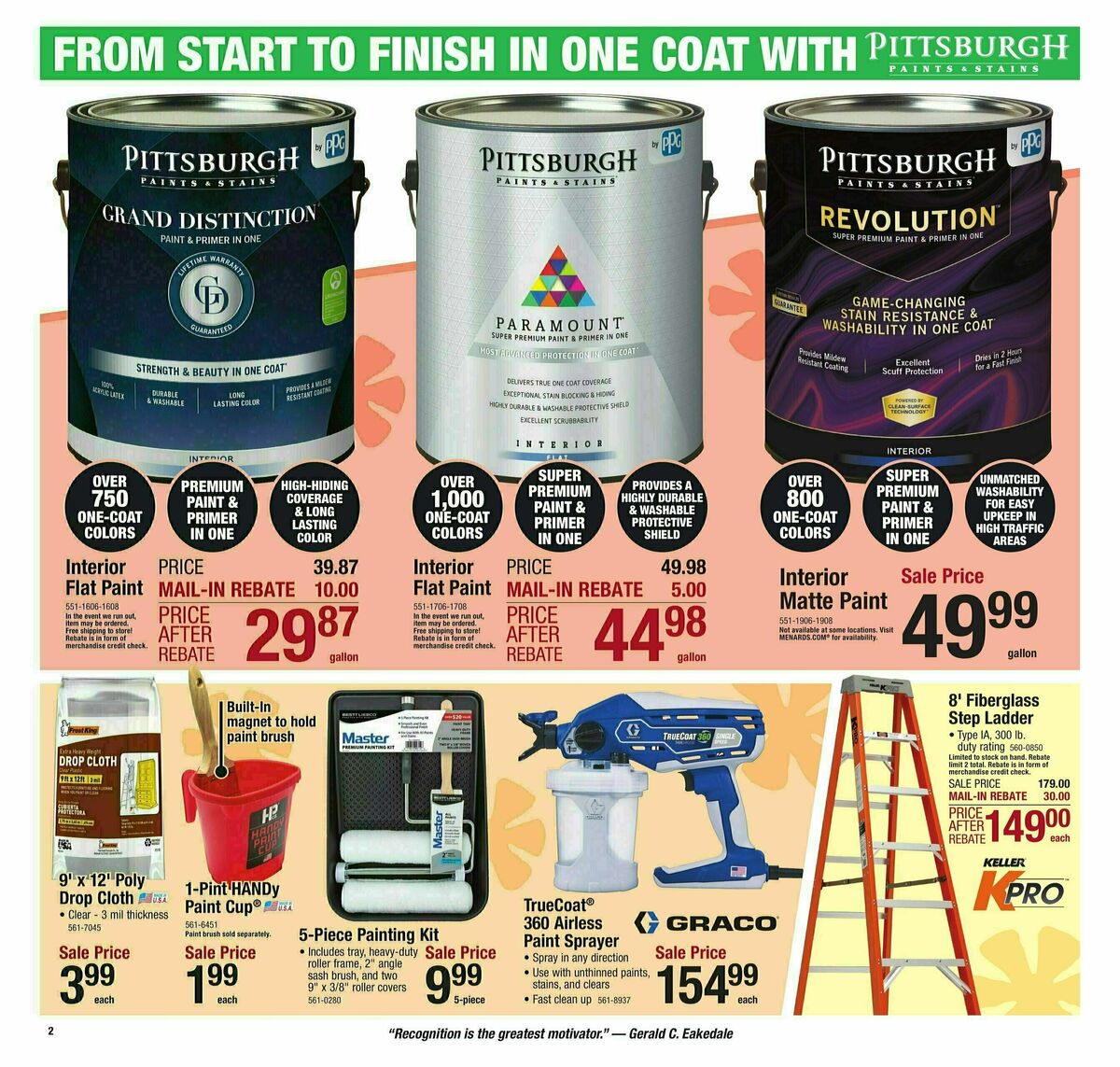 Menards Menard Days Sale Weekly Ad from February 14