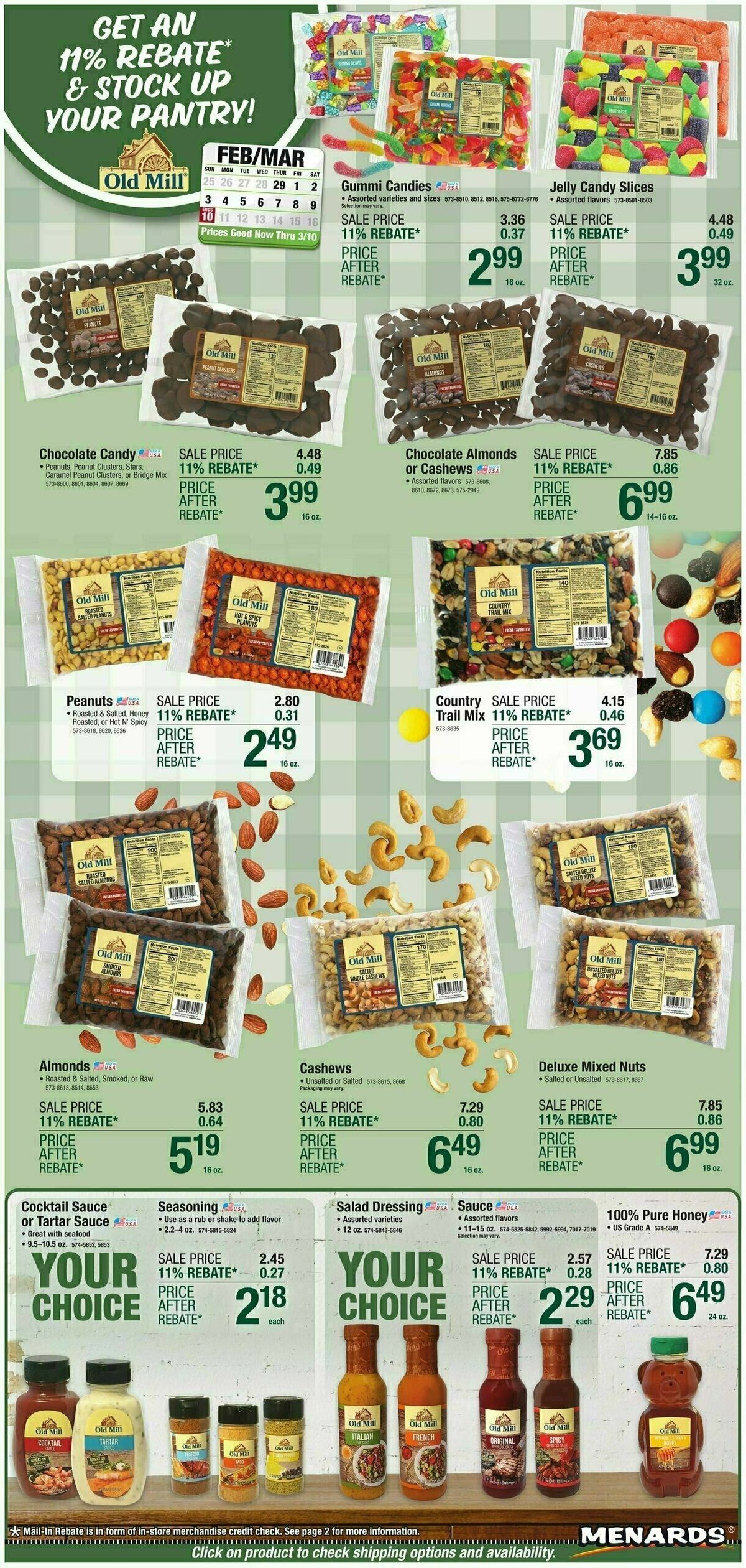 Menards Home Essentials Weekly Ad from February 28