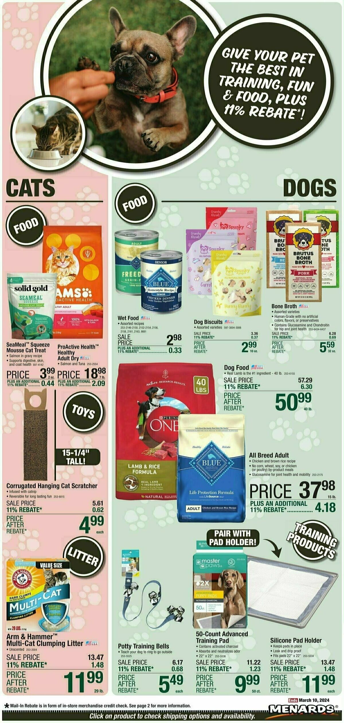 Menards Home Essentials Weekly Ad from February 28