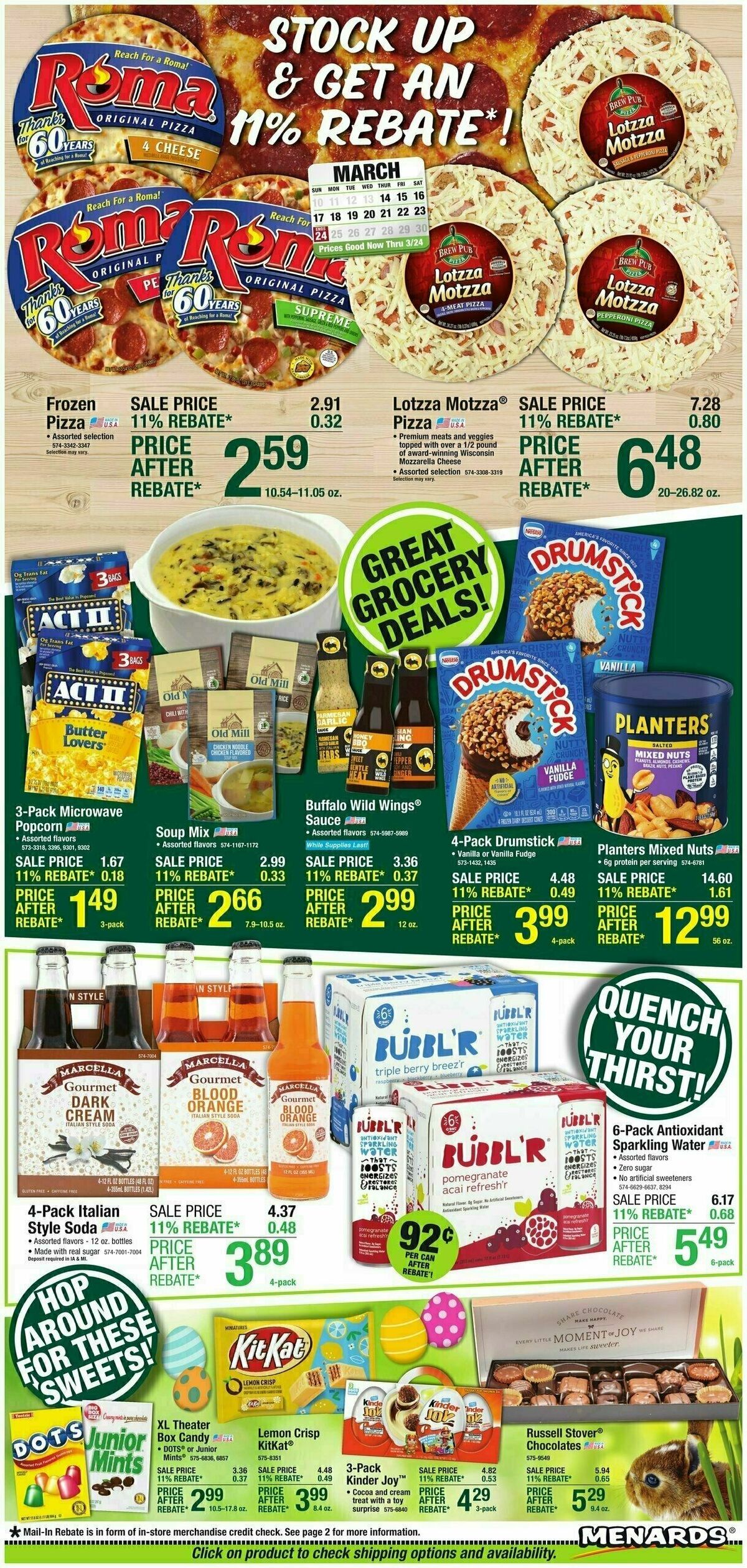 Menards Home Essentials Weekly Ad from March 13