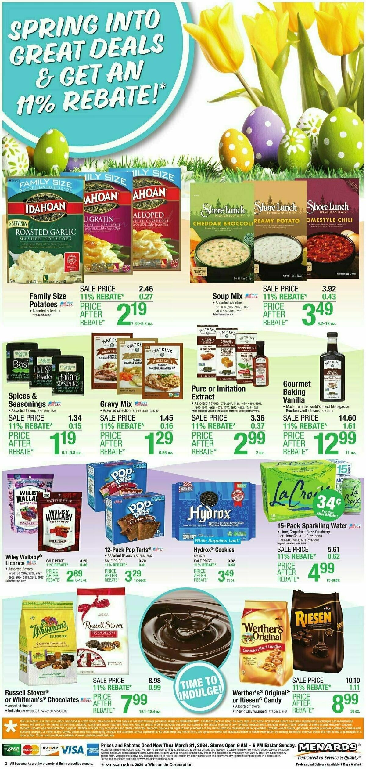 Menards Home Essentials Weekly Ad from March 20