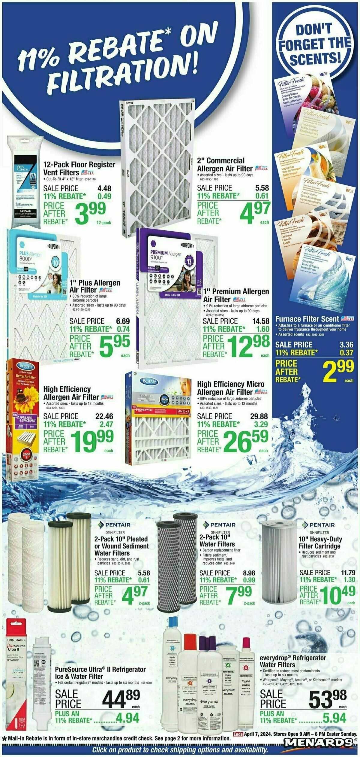Menards Home Essentials Weekly Ad from March 27