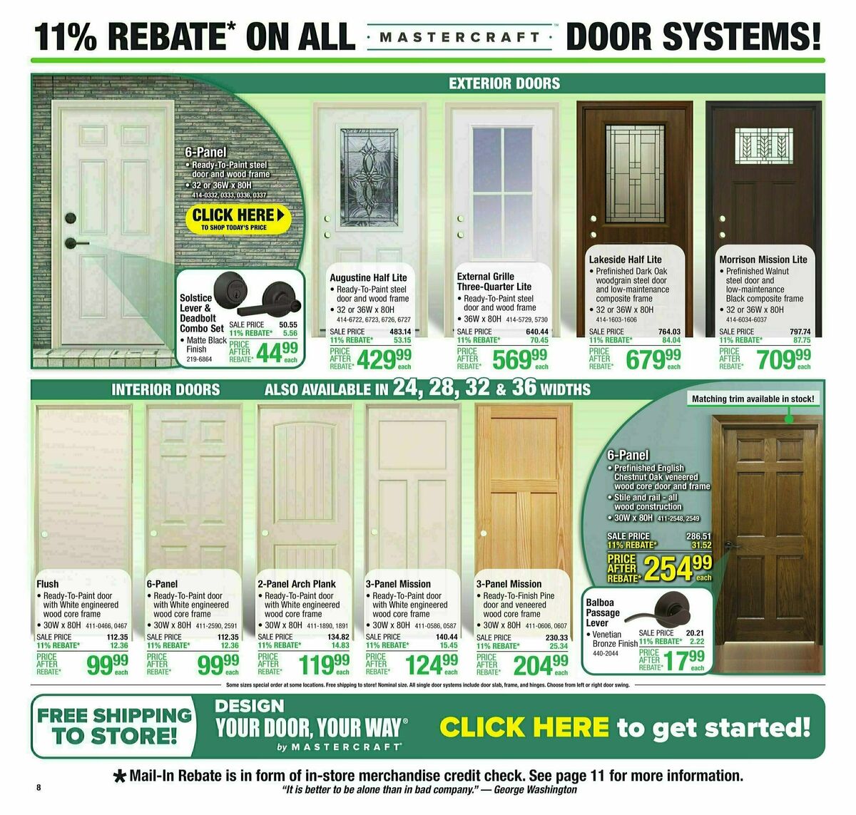 Menards 11% Rebate Sale Weekly Ad from March 27