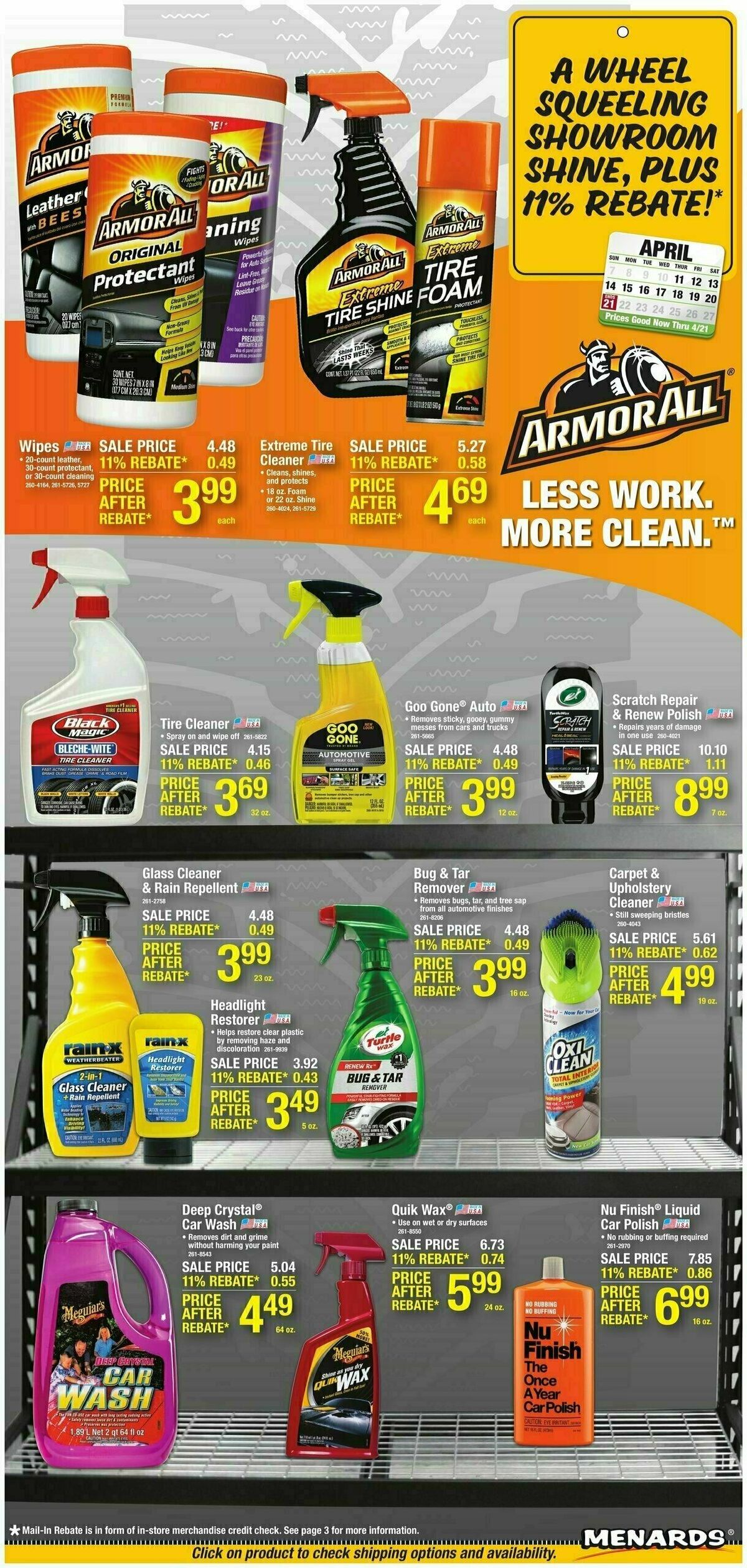 Menards Home Essentials Weekly Ad from April 10