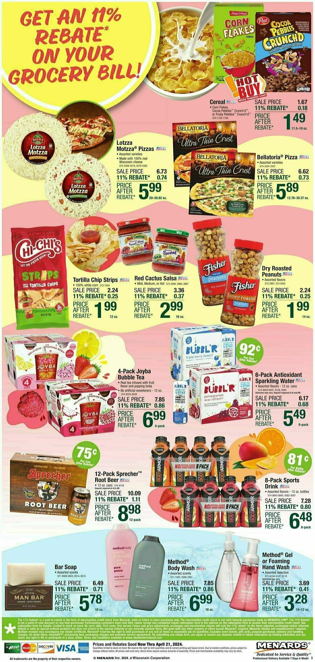 Menards Home Essentials Weekly Ad from April 10