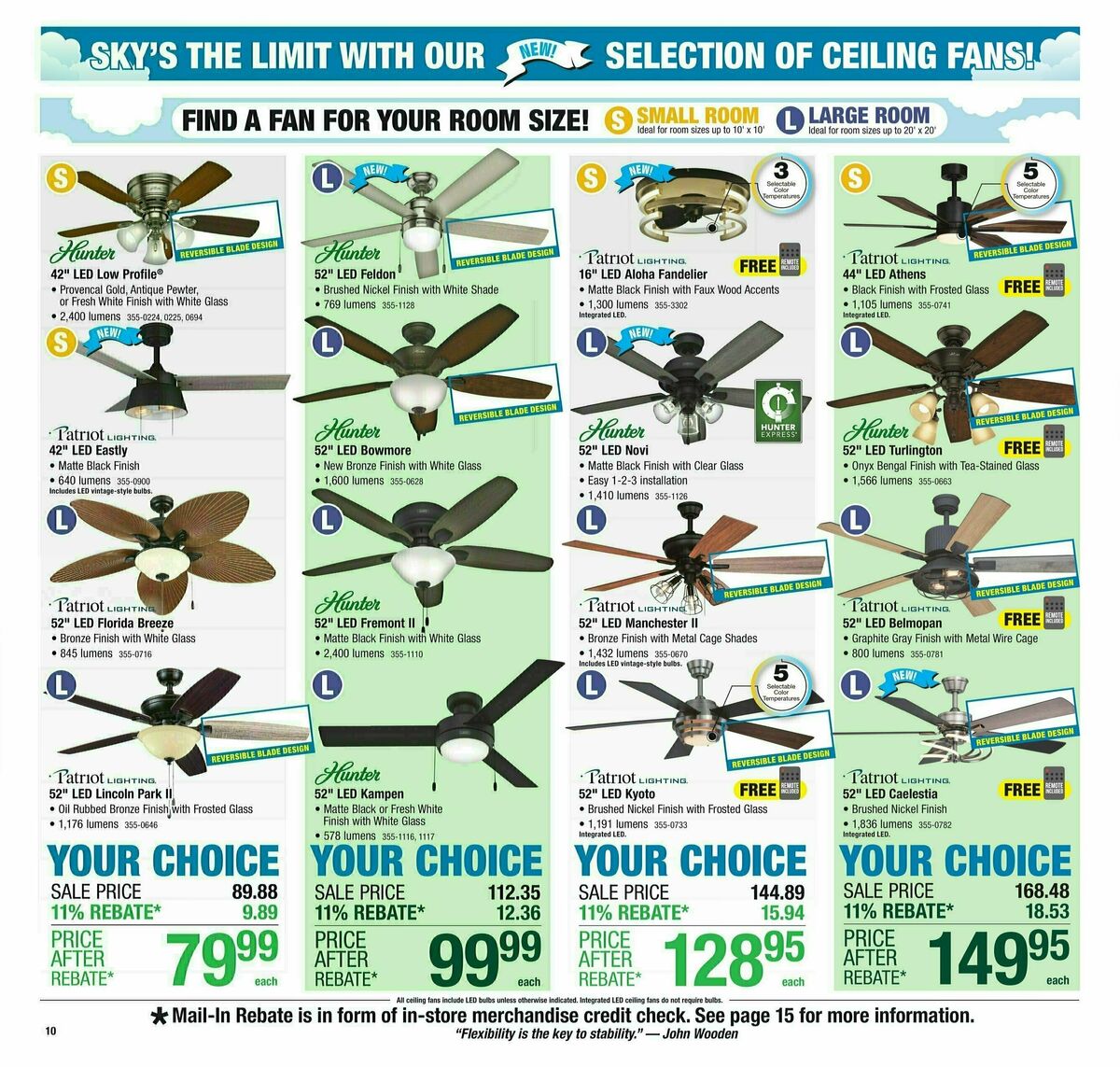 Menards 11% Rebate Sale Weekly Ad from April 10