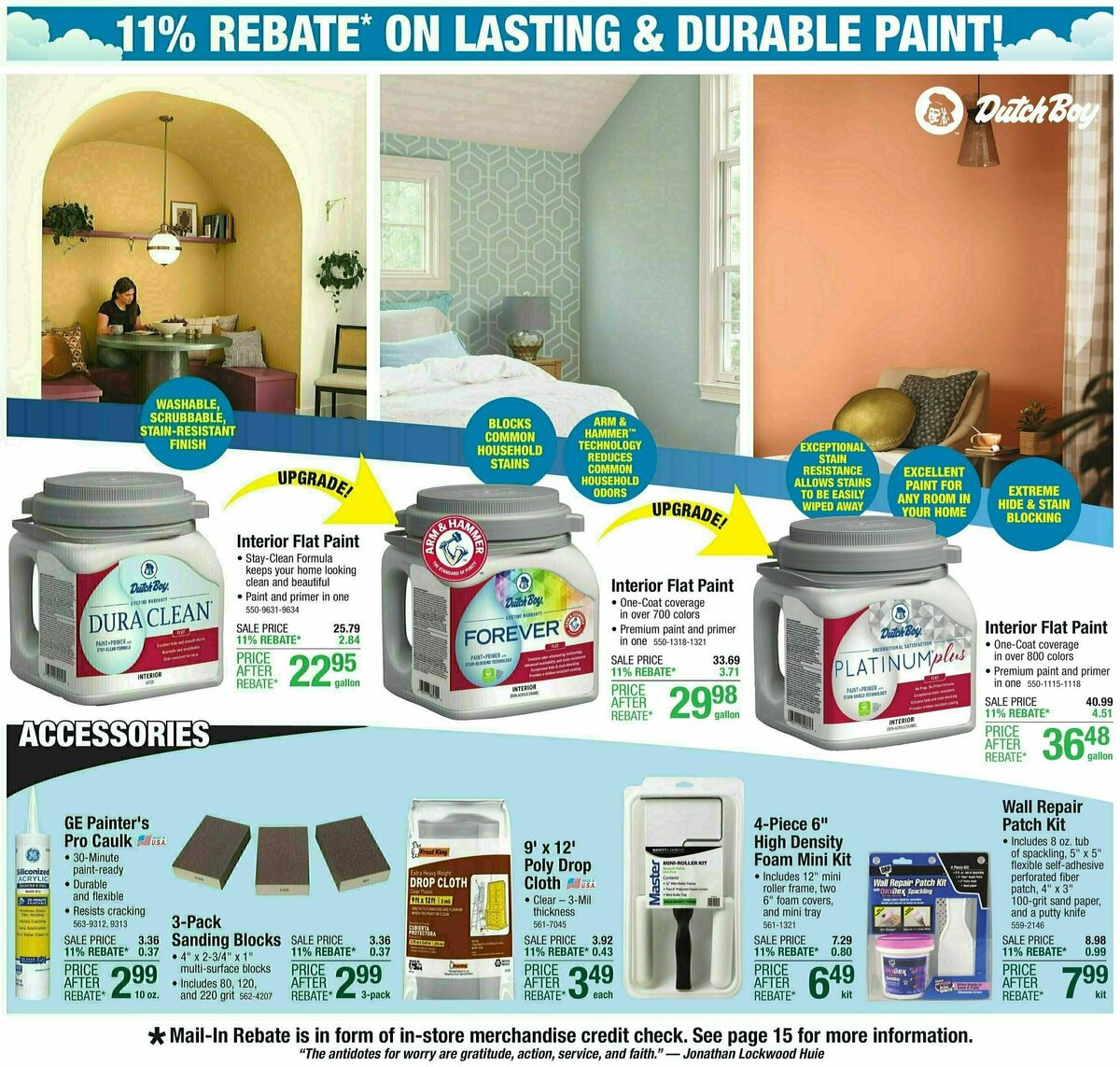 Menards 11% Rebate Sale Weekly Ad from April 10