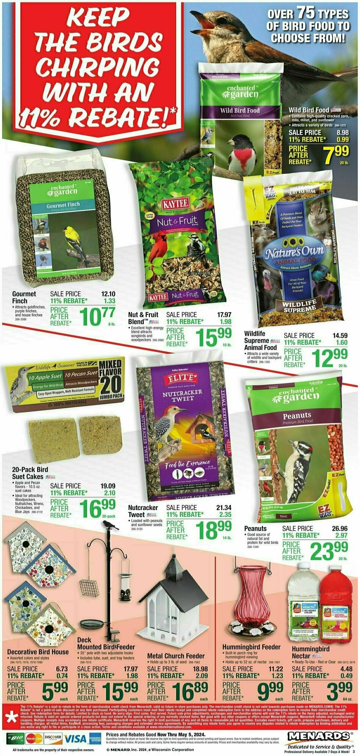 Menards Home Essentials Weekly Ad from April 24