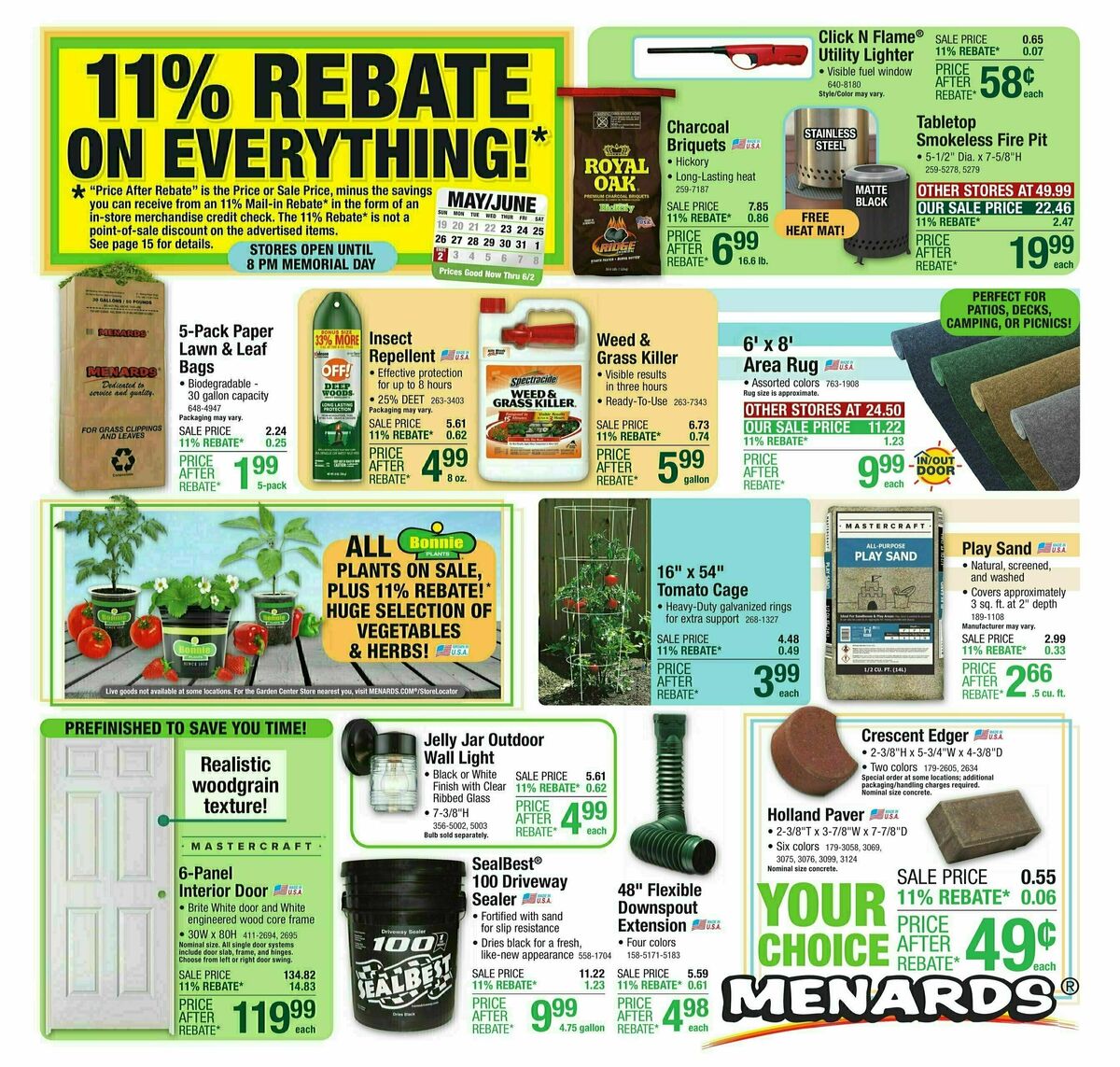 Menards Weekly Ad from May 22