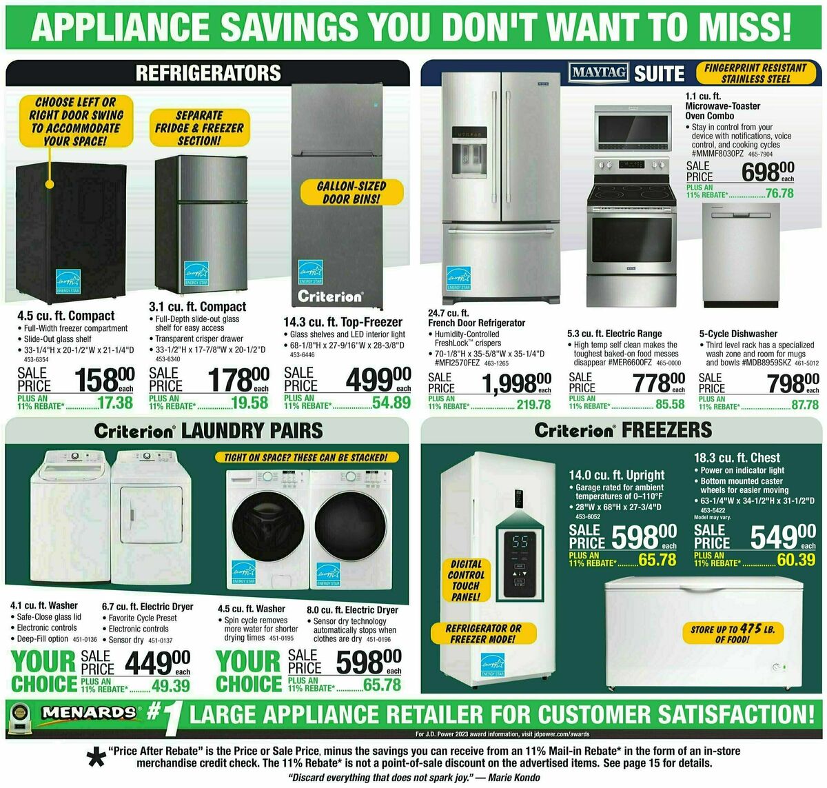 Menards Weekly Ad from May 29