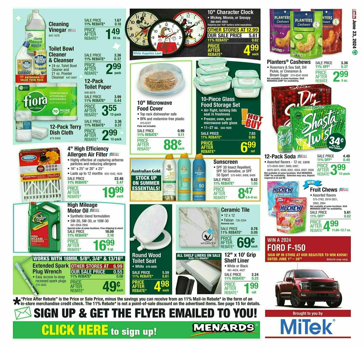 Menards Weekly Ad from June 12