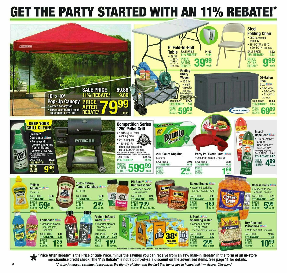 Menards Weekly Ad from August 21