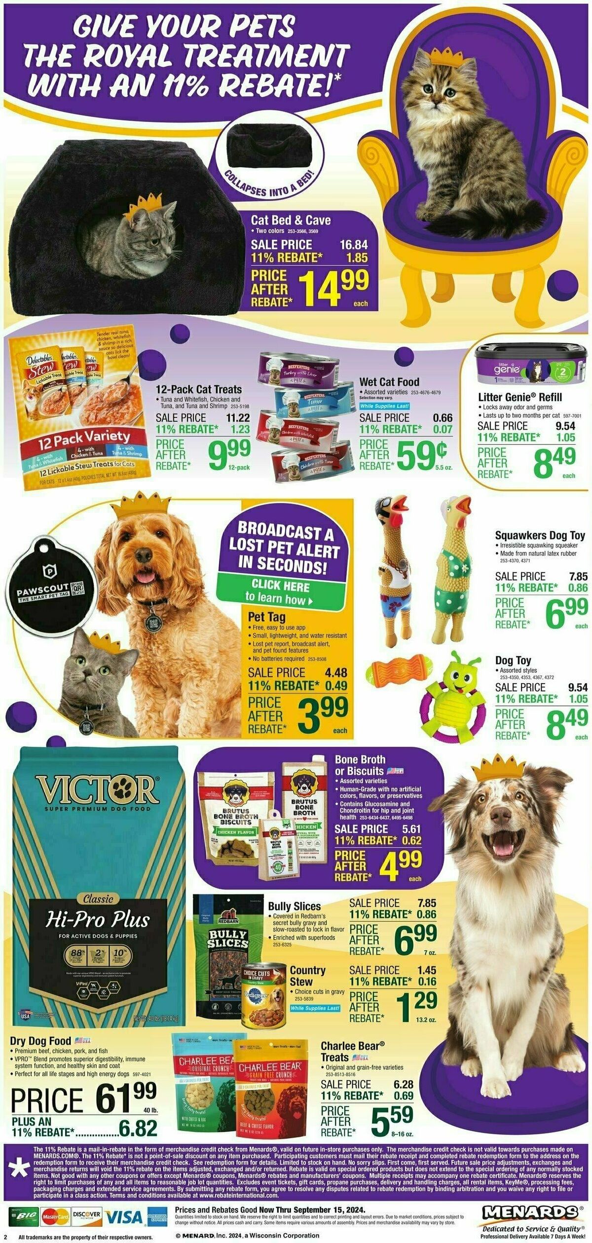 Menards Home Essentials Weekly Ad from September 4