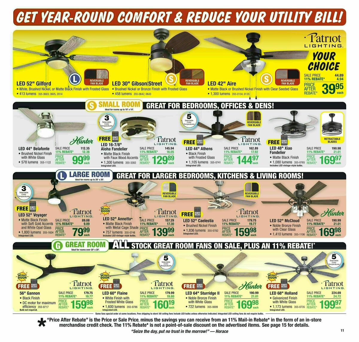 Menards Weekly Ad from September 11