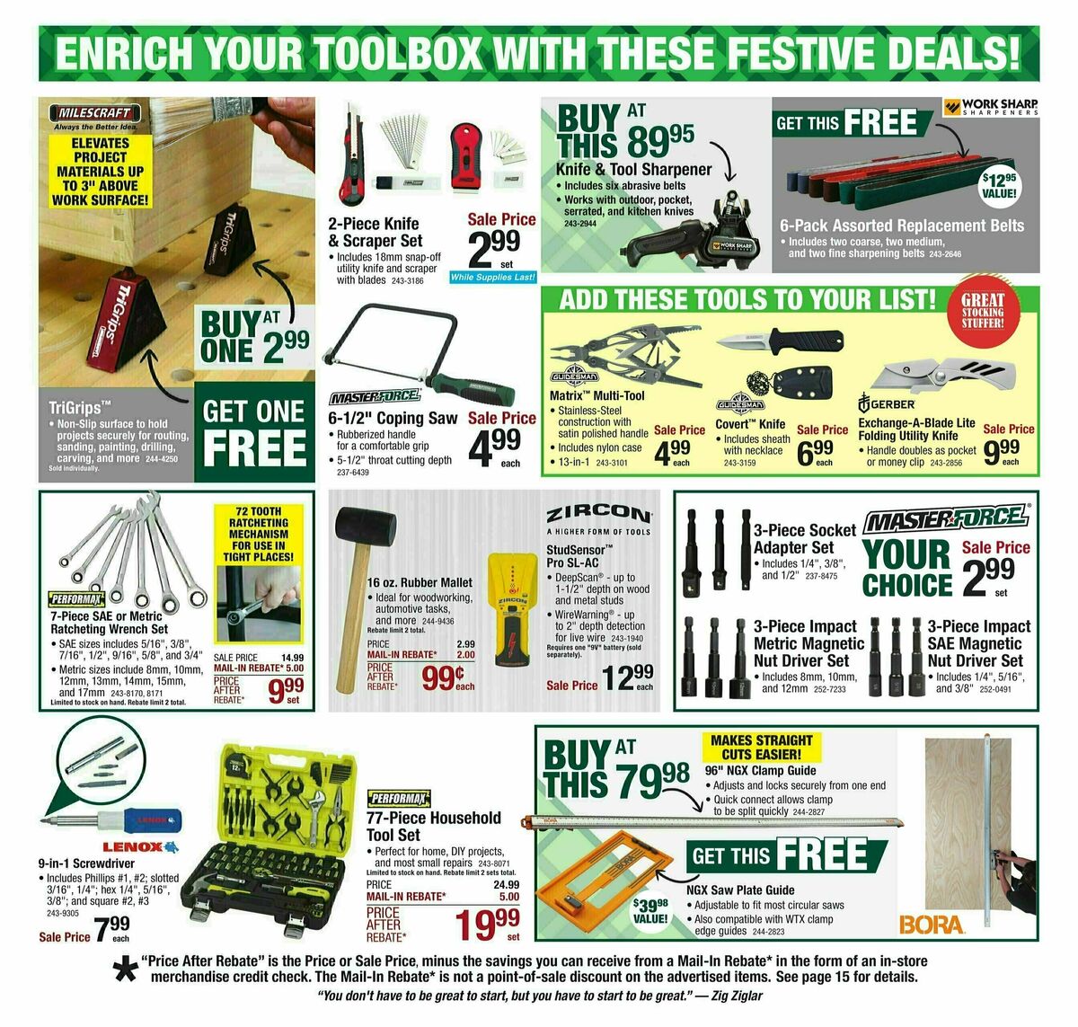 Menards Christmas Home & Gift Sale Weekly Ad from November 29