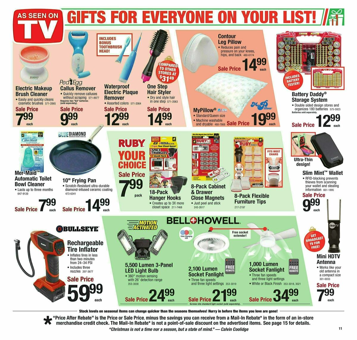 Menards Christmas Home & Gift Sale Weekly Ad from November 29
