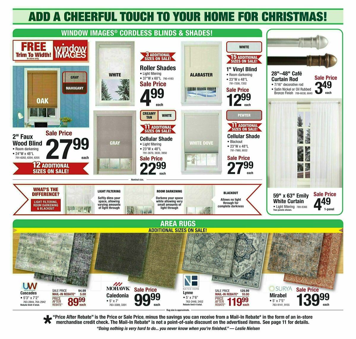 Menards Home For Christmas Sale Weekly Ad from December 4
