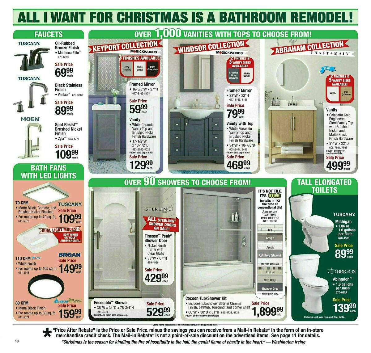 Menards Home For Christmas Sale Weekly Ad from December 4