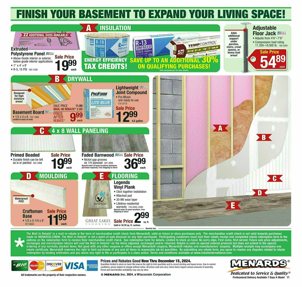 Menards Home For Christmas Sale Weekly Ad from December 4