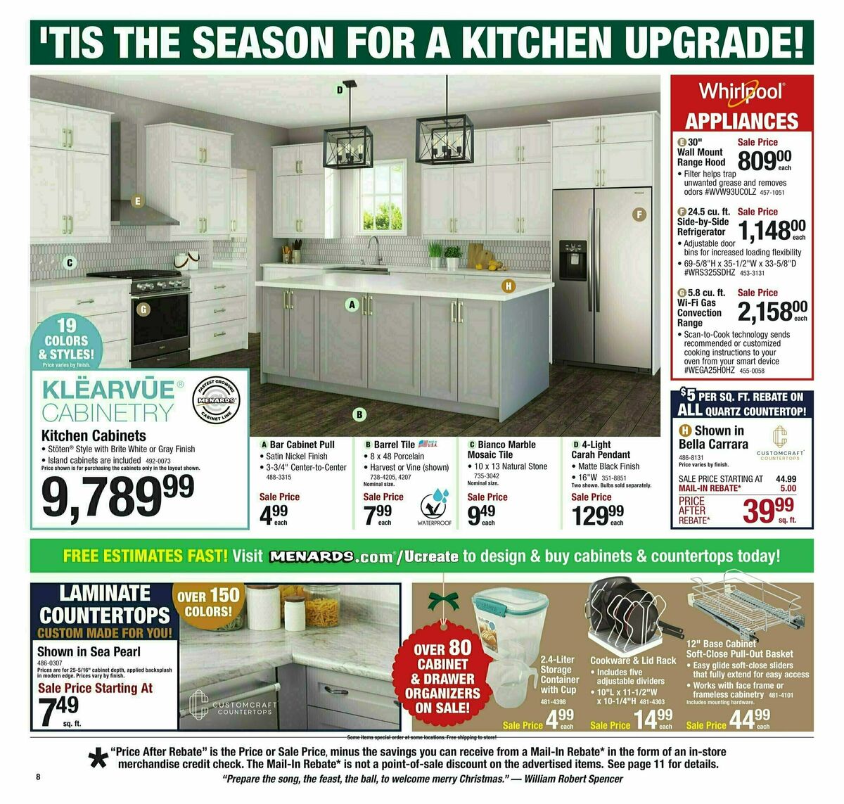 Menards Last Minute Gift Sale Weekly Ad from December 11