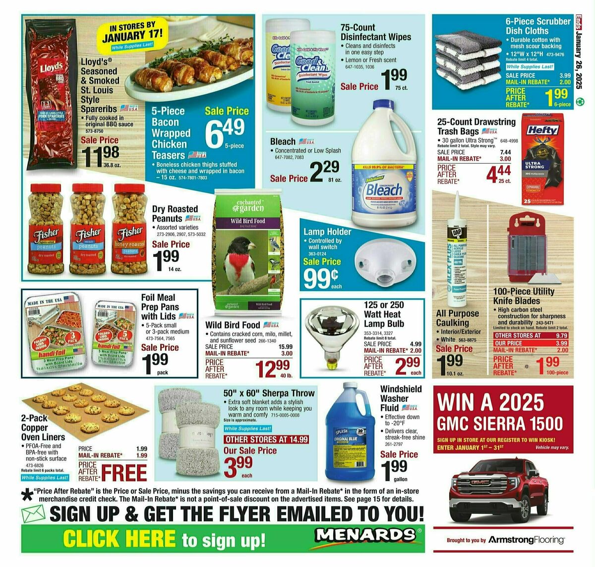 Menards Weekly Ad from January 13