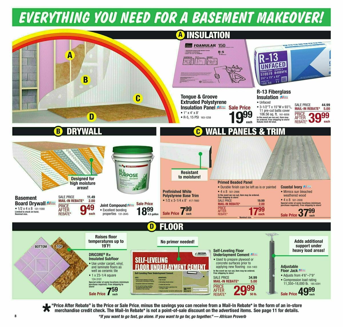 Menards Weekly Ad from January 22