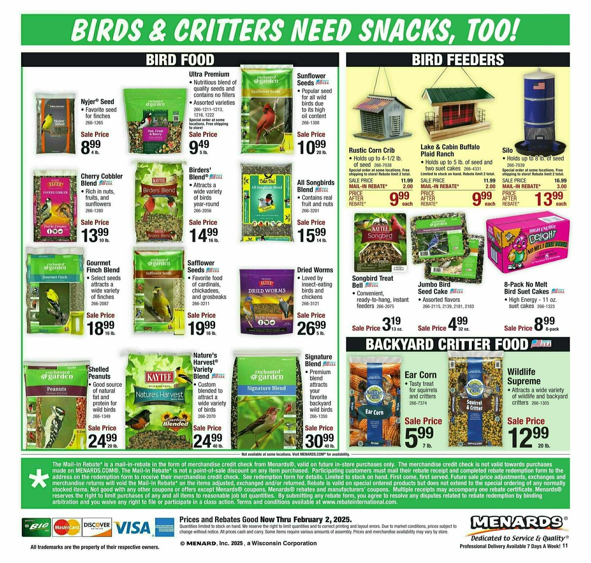 Menards Weekly Ad from January 22