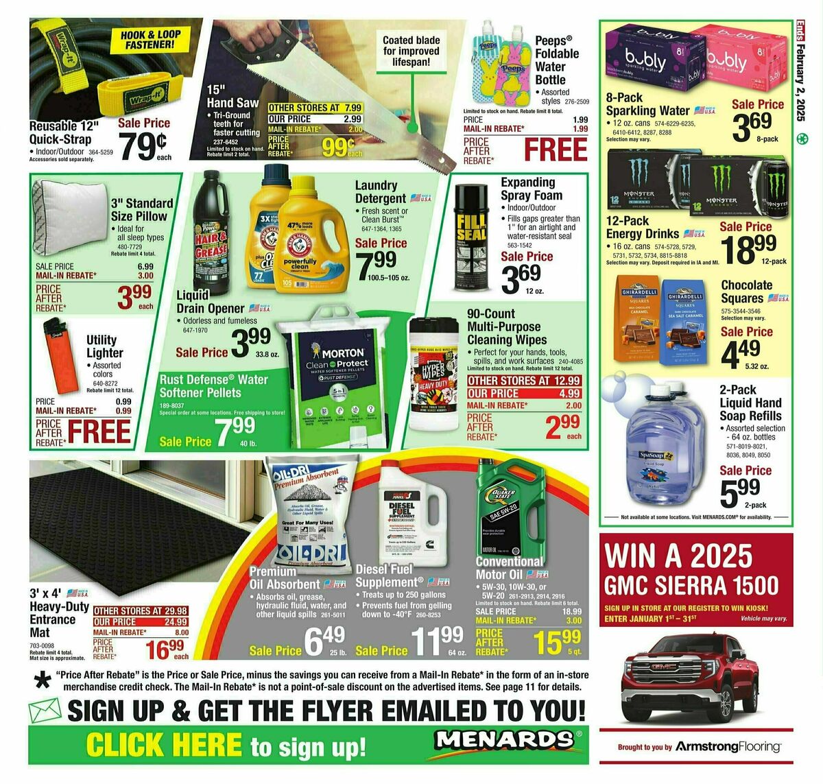 Menards Weekly Ad from January 22