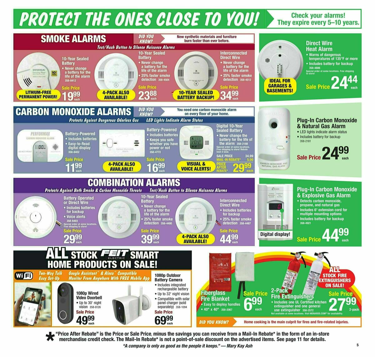 Menards Weekly Ad from January 22