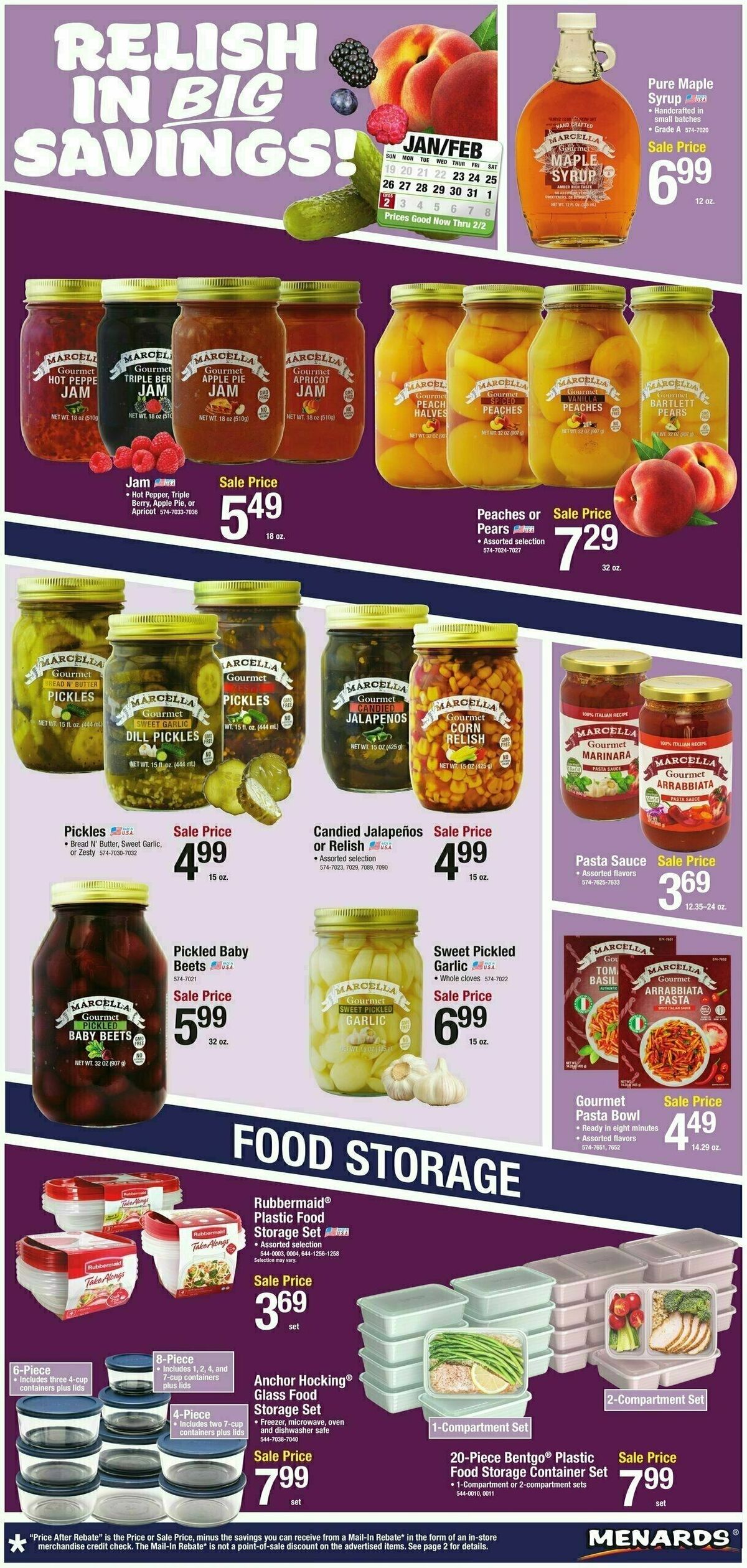 Menards Home Essentials Weekly Ad from January 22