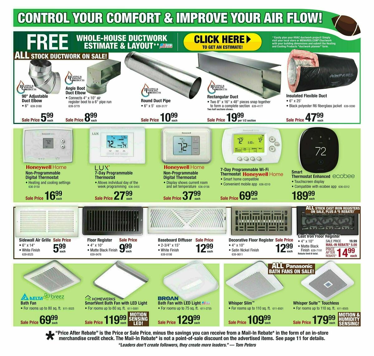 Menards Weekly Ad from January 29