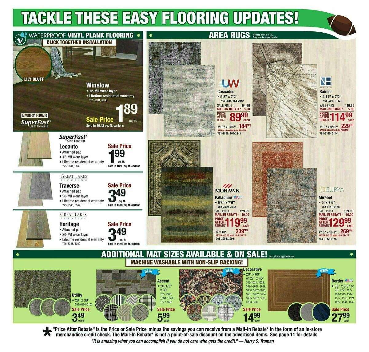 Menards Weekly Ad from January 29