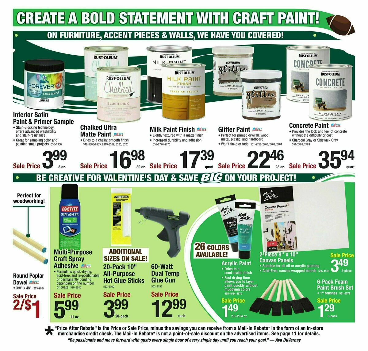 Menards Weekly Ad from January 29