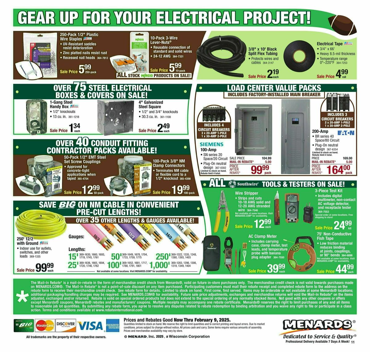Menards Weekly Ad from January 29