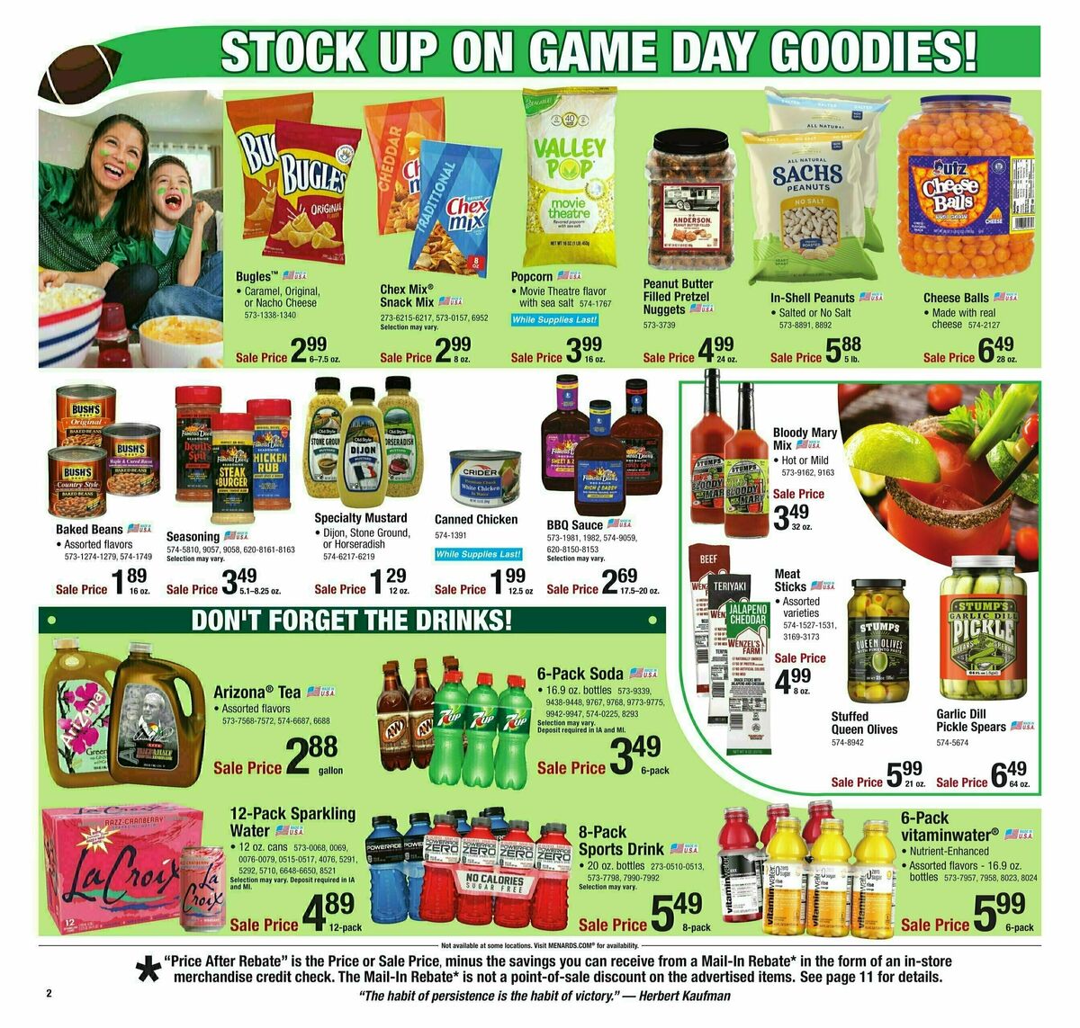 Menards Weekly Ad from January 29