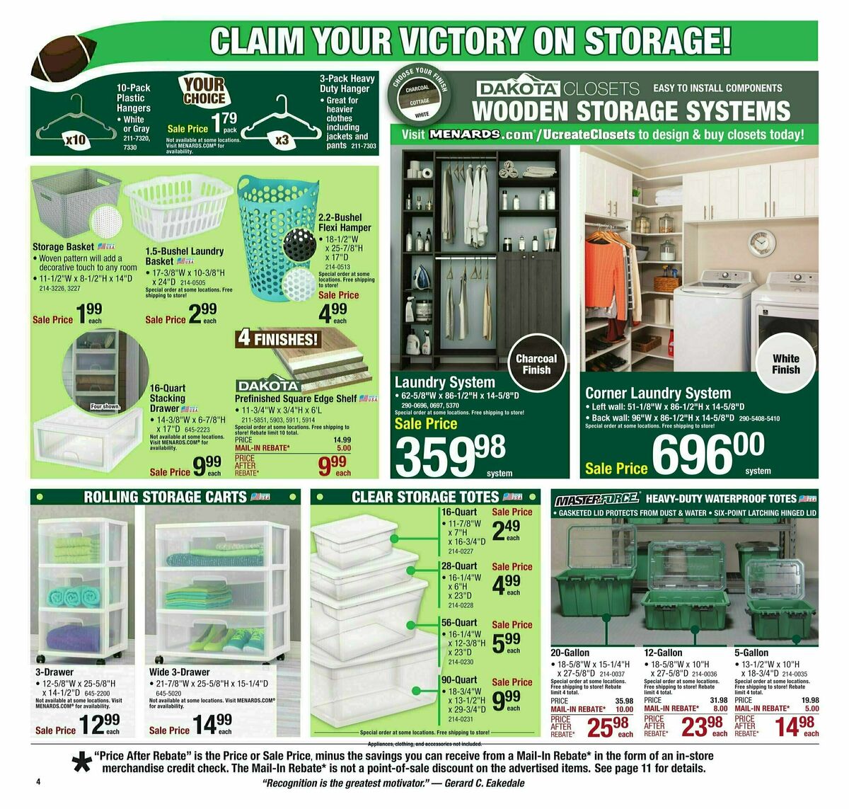 Menards Weekly Ad from January 29