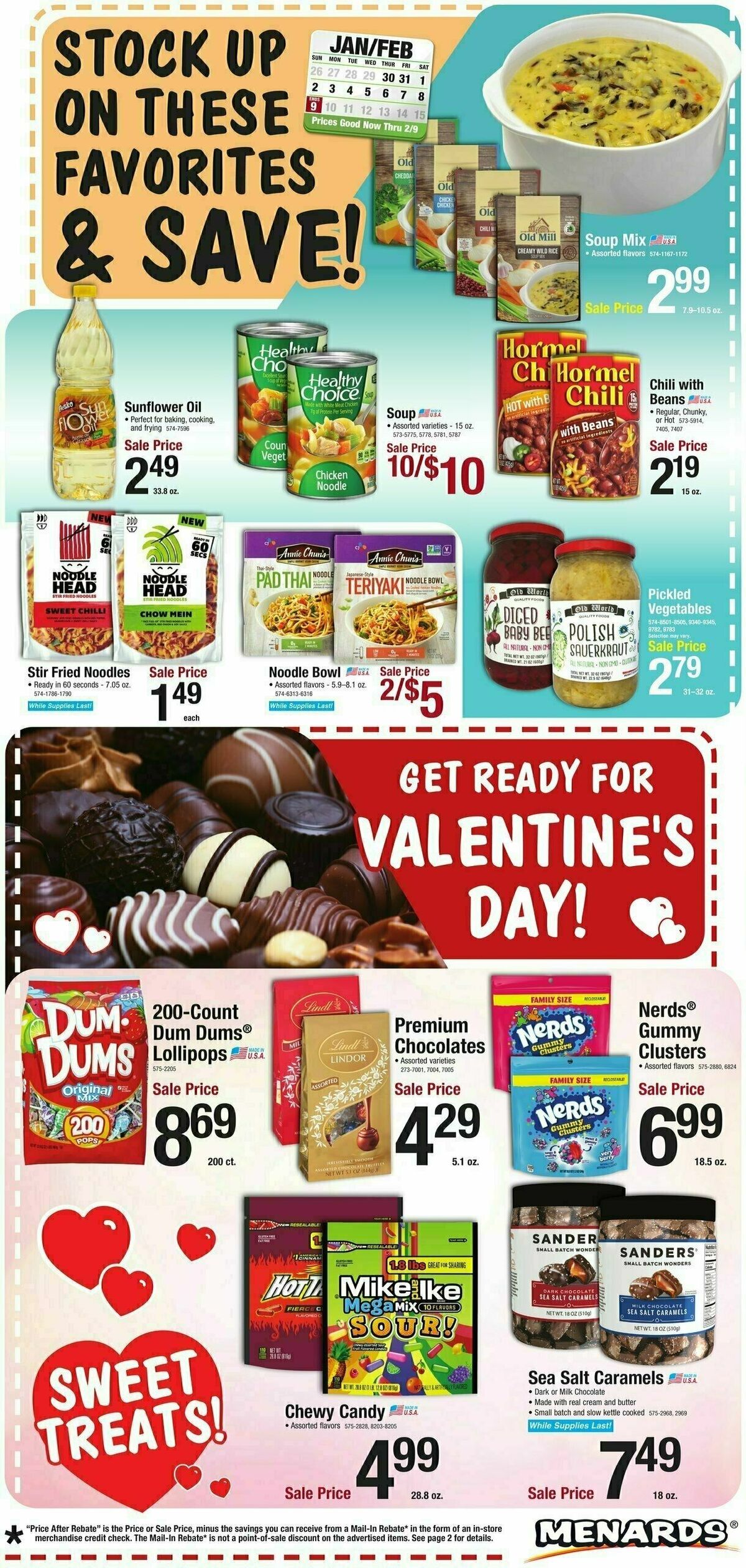 Menards Home Essentials Weekly Ad from January 29