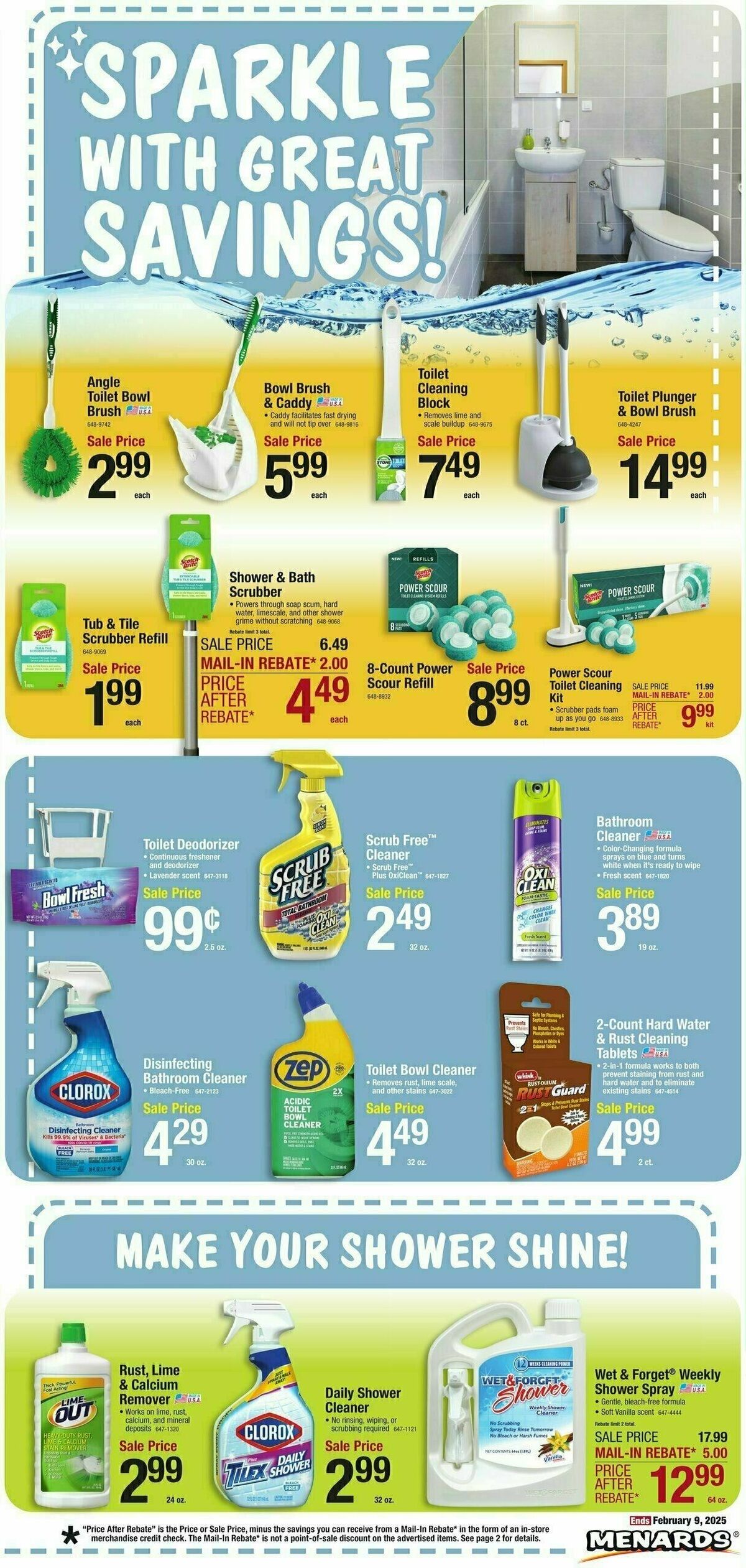 Menards Home Essentials Weekly Ad from January 29