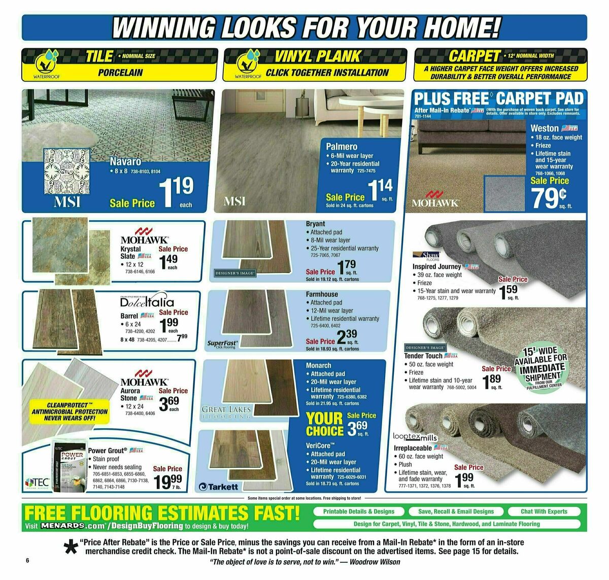 Menards Weekly Ad from February 5