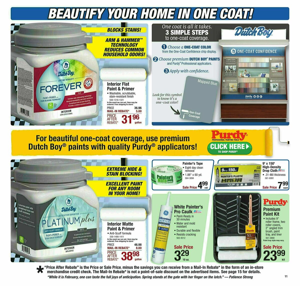 Menards Weekly Ad from February 5