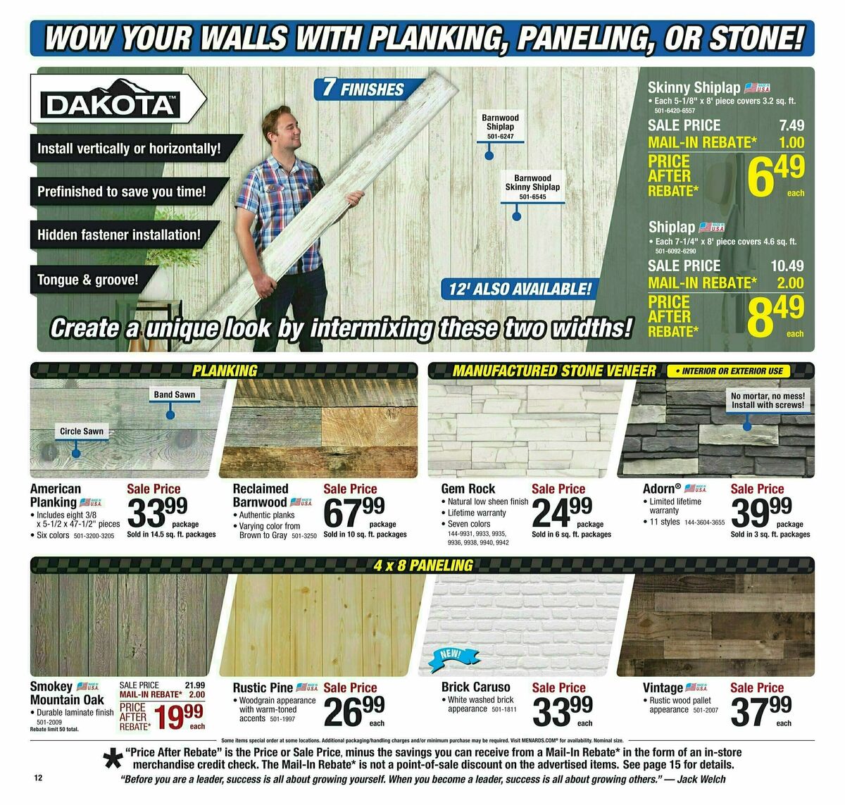 Menards Weekly Ad from February 5
